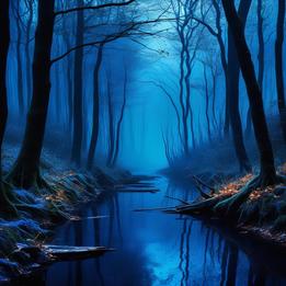 Moonlit Forest dream symbolism visualization