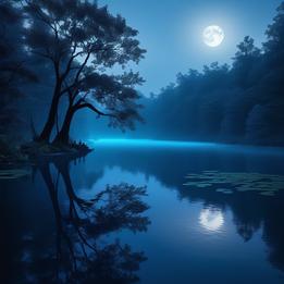 Moonlit Lake