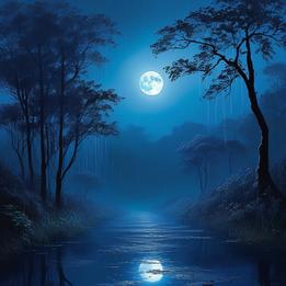 Moonlit Rain dream symbolism visualization