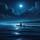 Moonlit Surfboard