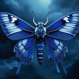 Moth dream symbolism visualization