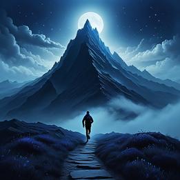 Mountaintop dream symbolism visualization