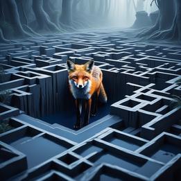 Mysterious Fox dream symbolism visualization