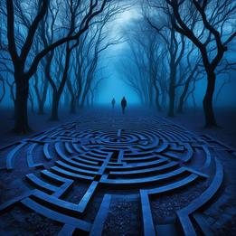 Mysterious Labyrinth dream symbolism visualization