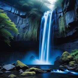 Mystic Waterfall dream symbolism visualization