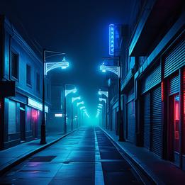 Neon dream symbolism visualization