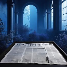 Newspaper dream symbolism visualization