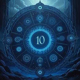 Number 10 dream symbolism visualization