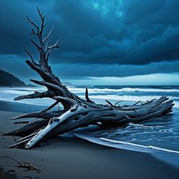 Ocean Driftwood dream symbolism visualization