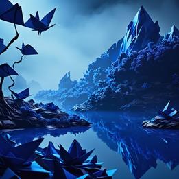 Origami Paper dream symbolism visualization