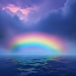 Pastel Rainbow dream symbolism visualization