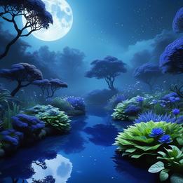 Peaceful Celestial Garden dream symbolism visualization