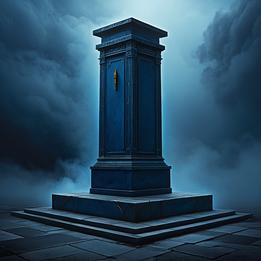 Pedestal dream symbolism visualization