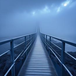 Pedestrian Bridge dream symbolism visualization