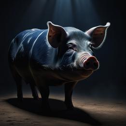 Pig dream symbolism visualization