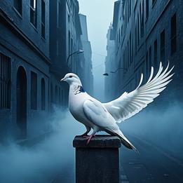 Pigeon dream symbolism visualization