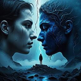 Pitted dream symbolism visualization