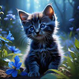 Playful Kitten dream symbolism visualization