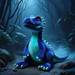 Plush Dinosaur dream symbolism visualization