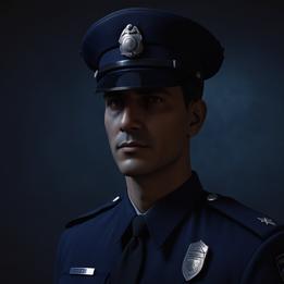 Policeman dream symbolism visualization