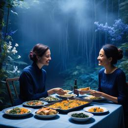 Potluck Dinner dream symbolism visualization