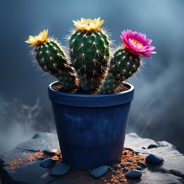 Potted Cactus dream symbolism visualization