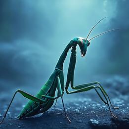 Praying Mantis dream symbolism visualization