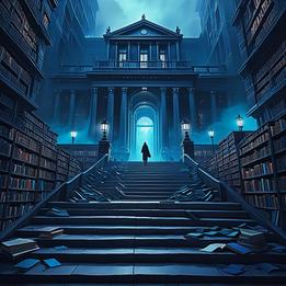 Public Library Steps dream symbolism visualization