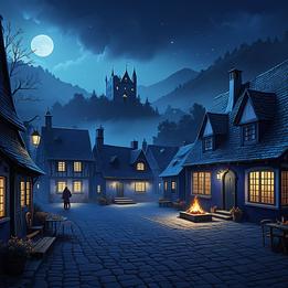 Quaint Village Square dream symbolism visualization