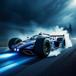 Racecar dream symbolism visualization