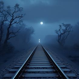 Railroad dream symbolism visualization