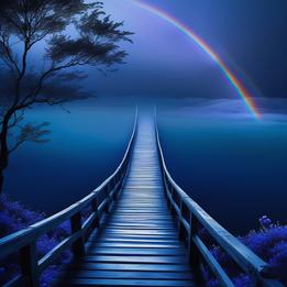 Rainbow Bridge dream symbolism visualization