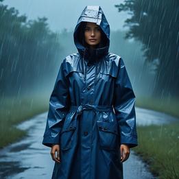 Raincoat dream symbolism visualization
