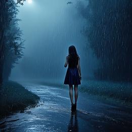 Rainfall dream symbolism visualization