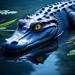 Reflective Gator dream symbolism visualization