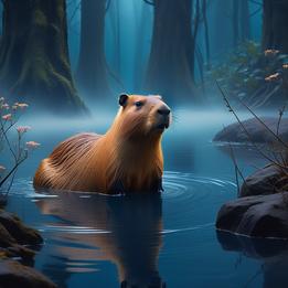 Resilient Capybara dream symbolism visualization