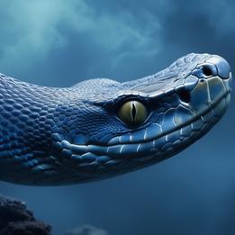 Reticulated Python dream symbolism visualization