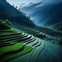 Rice Paddies dream symbolism visualization