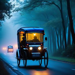 Rickshaw dream symbolism visualization