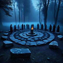 Ritual Stone Circle dream symbolism visualization