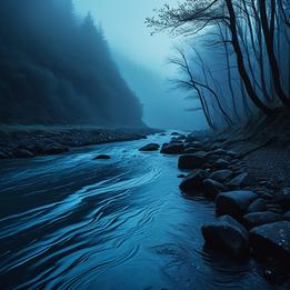 River Bank dream symbolism visualization