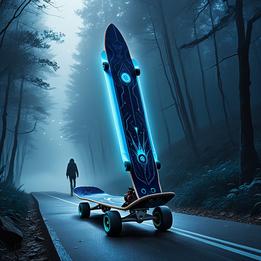 Rocket Powered Skateboard