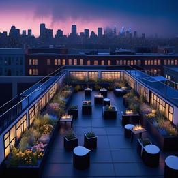 Rooftop Gathering dream symbolism visualization