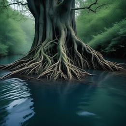 Roots in Water dream symbolism visualization
