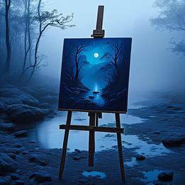 Rustic Easel dream symbolism visualization