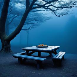 Rustic Picnic Table dream symbolism visualization