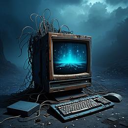 Rusting Old Computer