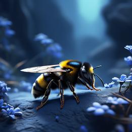 Sapphire Bumblebee dream symbolism visualization