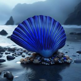 Sapphire Seashell