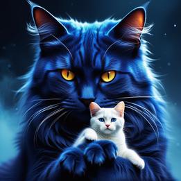 Sassy Cat dream symbolism visualization